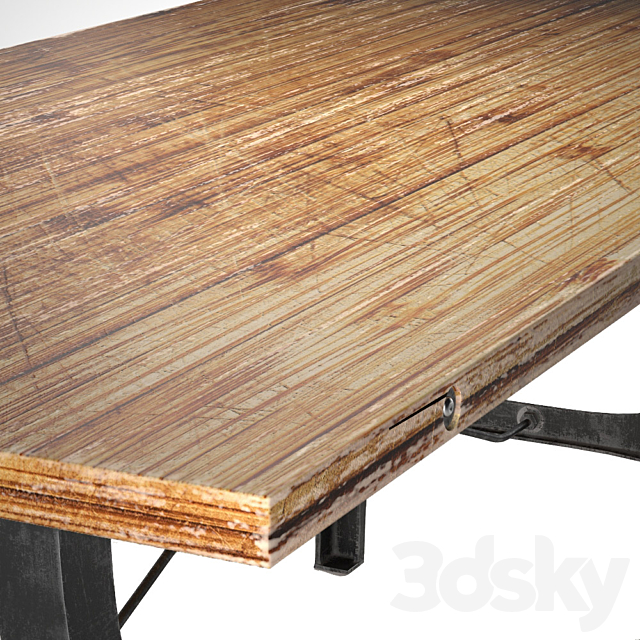 Nuevo V4 A-Leg small dining table 3DSMax File - thumbnail 3