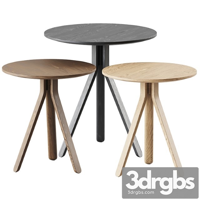 Nuez Table Occasional Me2880 Me2873 By Andreu World 3dsmax Download - thumbnail 1