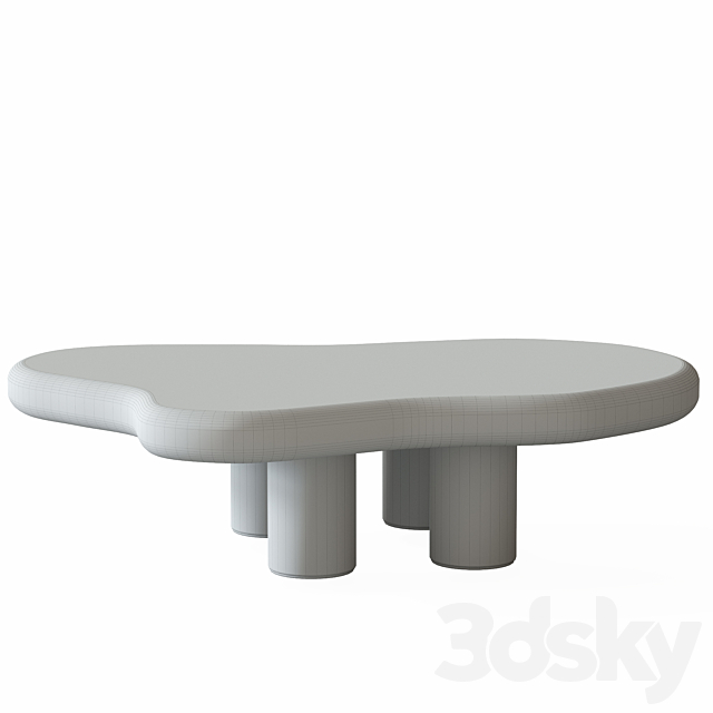 NURU COFFEE TABLE 3ds Max - thumbnail 3