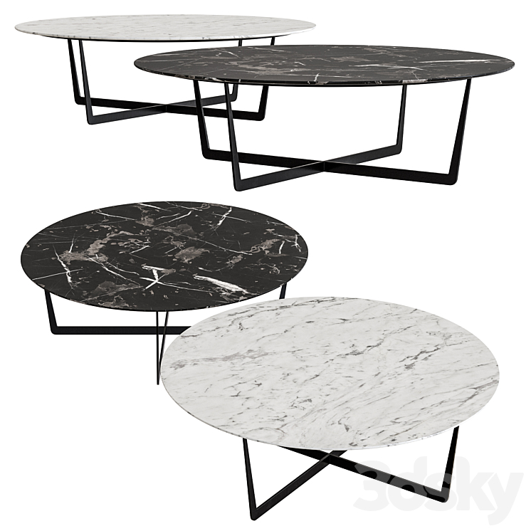 NV Gallery Bexter Coffee Tables 3DS Max - thumbnail 1