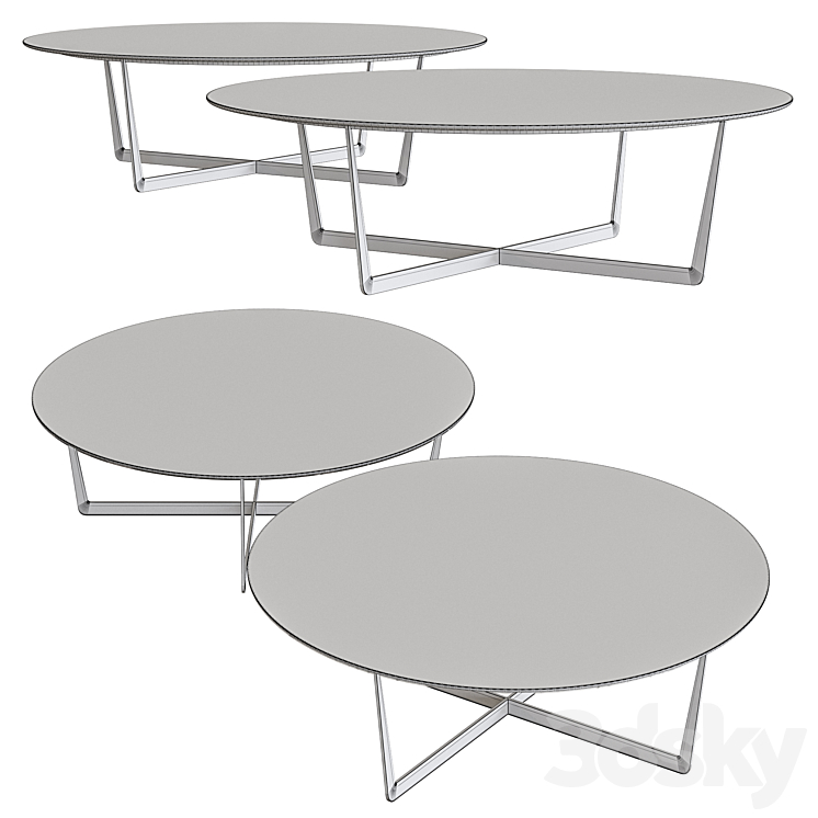 NV Gallery Bexter Coffee Tables 3DS Max - thumbnail 2