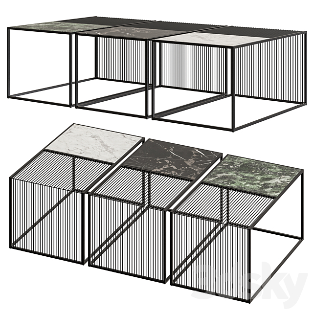 NV Gallery Skye Marble Coffee Table 3DSMax File - thumbnail 1