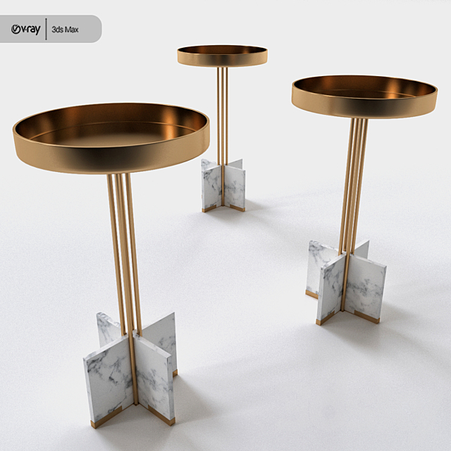 Nyla end table 3DSMax File - thumbnail 1