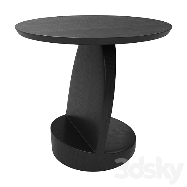 Oblic side table by Ethnicraft 3ds Max - thumbnail 1