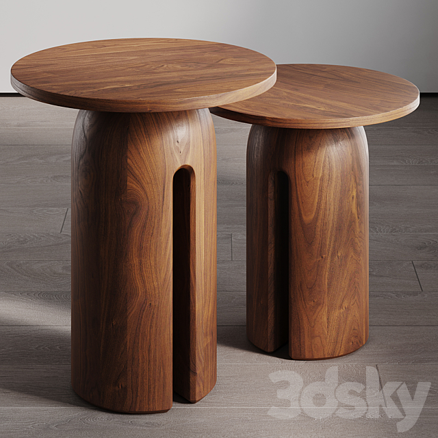 Oco tables by Luteca 3ds Max - thumbnail 2