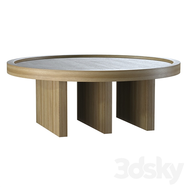 ODD Table Contemporary Side Table in Wood by Lucas Faber 3DS Max Model - thumbnail 5