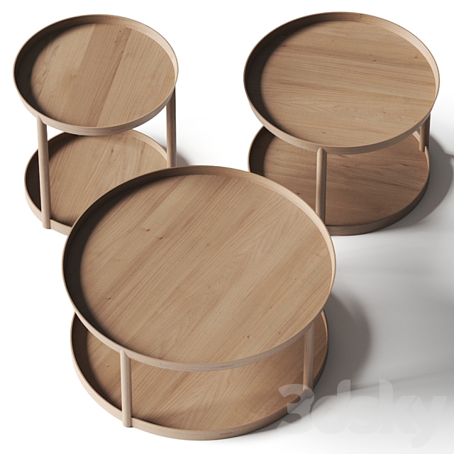 Offecct Archipelago Coffee Tables 3DS Max Model - thumbnail 2