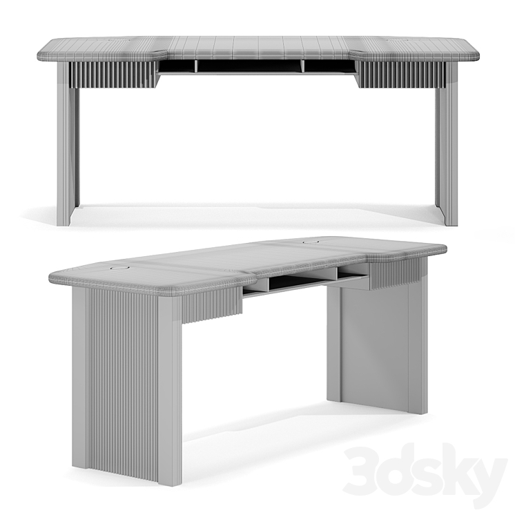 Okha – desk Geometer 3DS Max Model - thumbnail 2