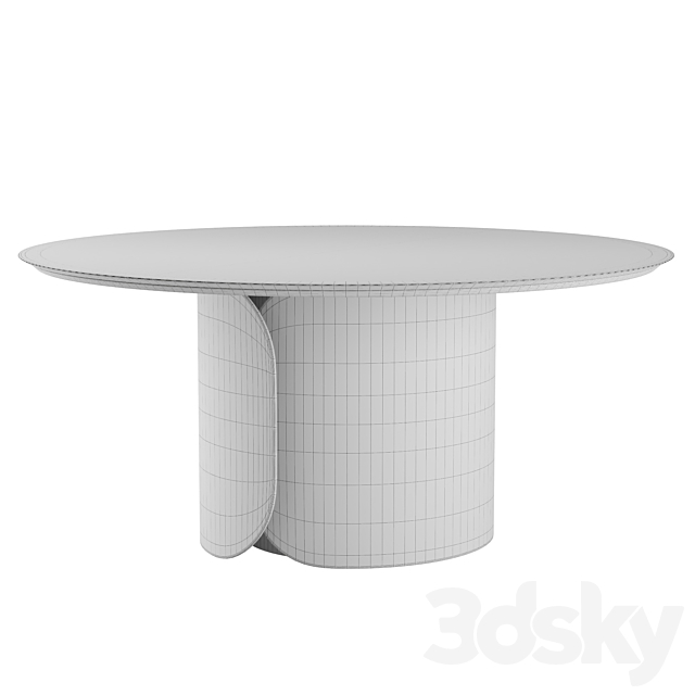 Olivya Stone Aural round dining table 3DSMax File - thumbnail 4