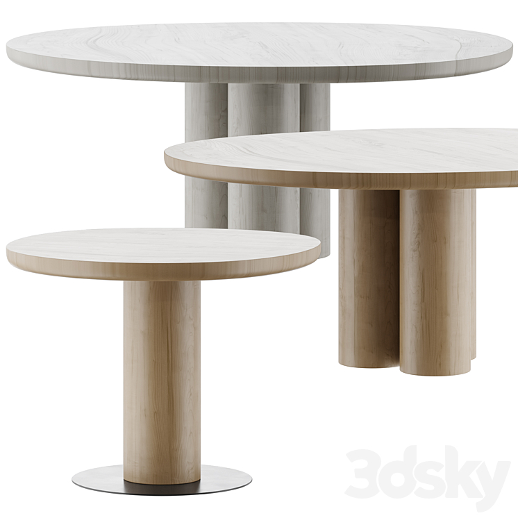 OLLE dining table 3DS Max - thumbnail 1