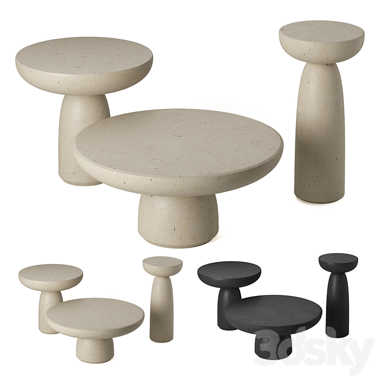 OLO table set. Mogg. 3DS Max - thumbnail 1