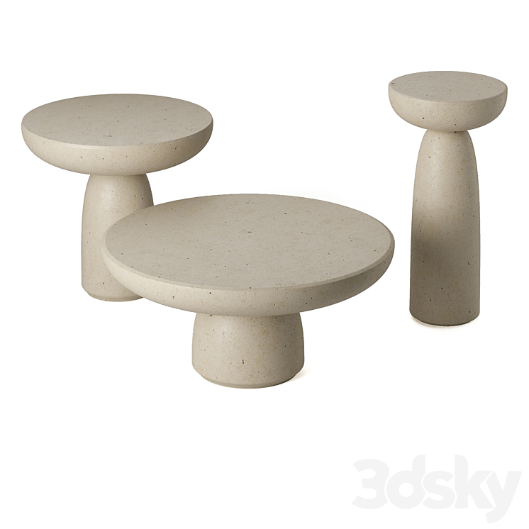 OLO table set. Mogg. 3DS Max - thumbnail 2