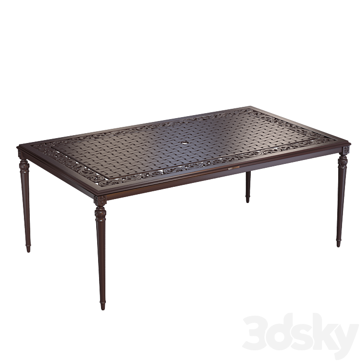 OM Espira rectangular table 3DS Max - thumbnail 1