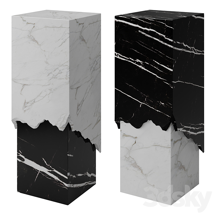 “OM PEDESTAL MARBLE “”ANTIK””” 3DS Max - thumbnail 1