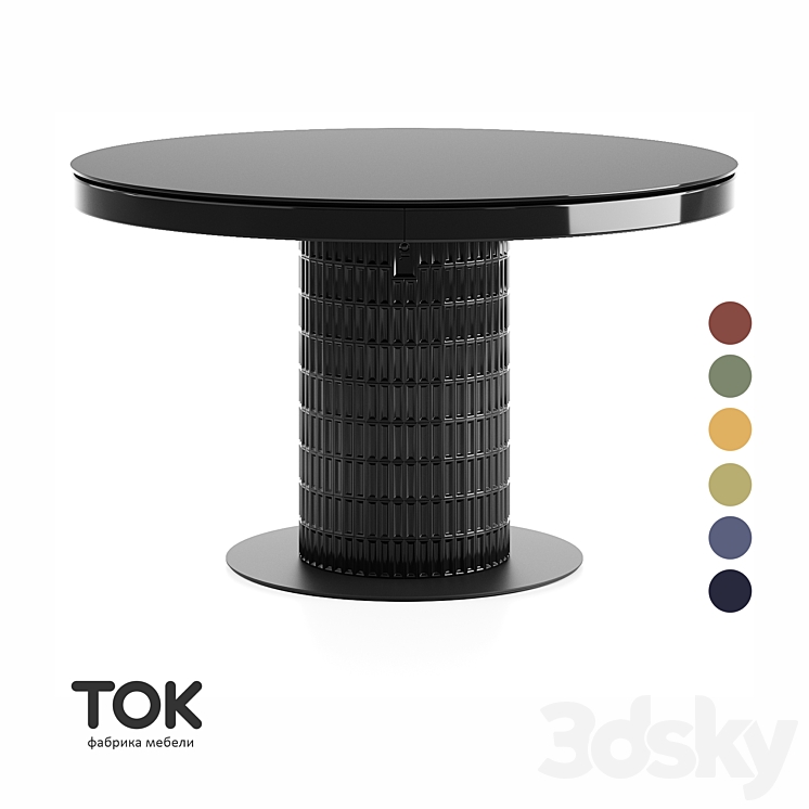 “(OM) Series of Tables “”Clinker F P25″” Fixed Tok Furniture” 3DS Max - thumbnail 1