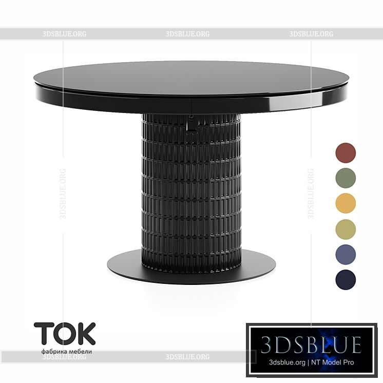 “(OM) Series of Tables “”Clinker F P25″” Fixed Tok Furniture” 3DS Max - thumbnail 3