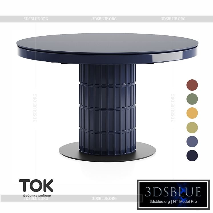 “(OM) Series of Tables “”Clinker F P50″” Sliding Tok Furniture” 3DS Max - thumbnail 3