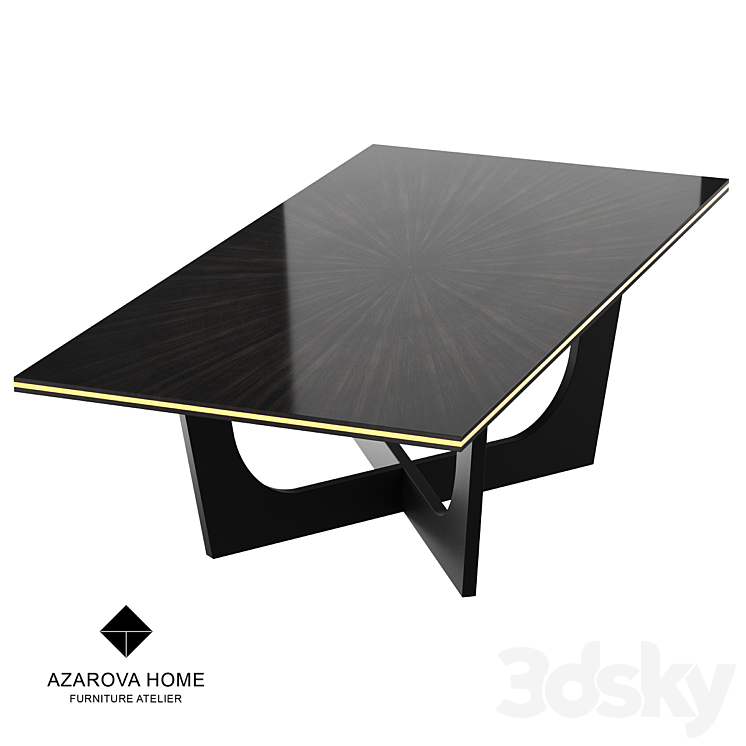 OM Table Azarova home Shagal 3DS Max - thumbnail 1