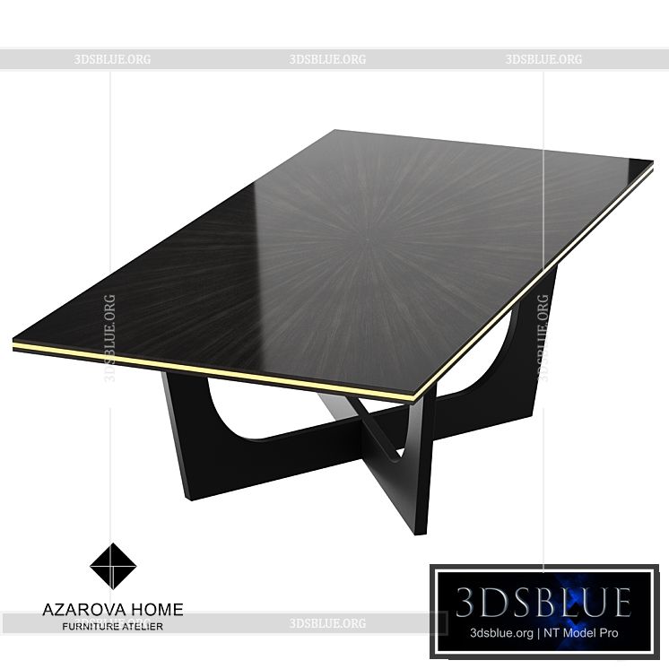 OM Table Azarova home Shagal 3DS Max - thumbnail 3