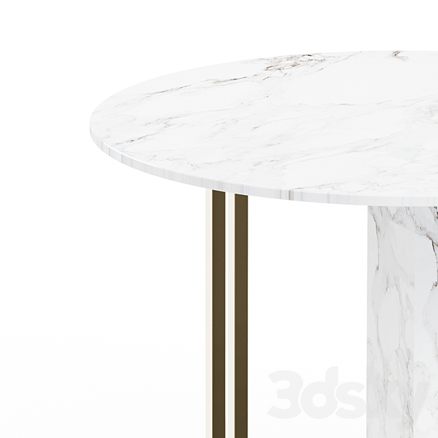 OM Table “Orleans” 3DS Max Model - thumbnail 2