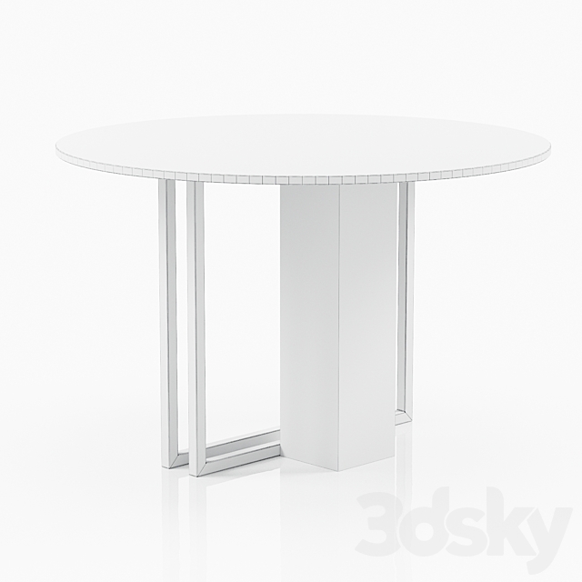 OM Table “Orleans” 3DS Max Model - thumbnail 3