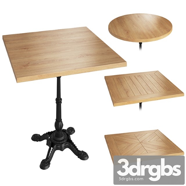 One leg loft table 2 3dsmax Download - thumbnail 1