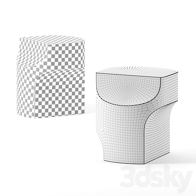 OPE side table by Christophe Delcourt 3DSMax File - thumbnail 2