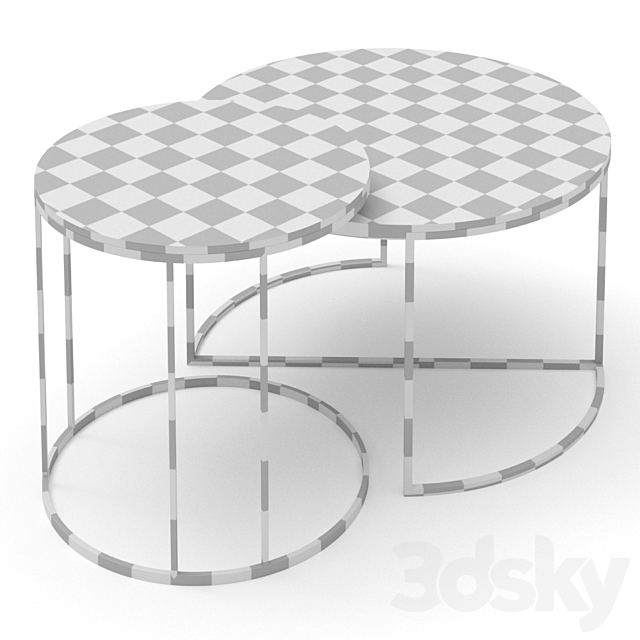 OPRIME COFFEE TABLE 5 3DS Max Model - thumbnail 2