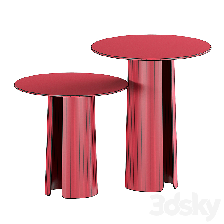 ORBIT Coffee tables di design Arredamento moderno Poliform 3DS Max Model - thumbnail 2