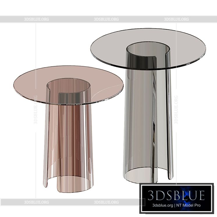 ORBIT Coffee tables di design Arredamento moderno Poliform 3DS Max - thumbnail 3