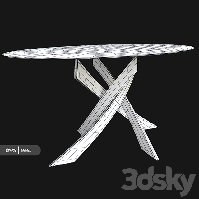 Orren ellis magallanes coffee table 3DSMax File - thumbnail 3