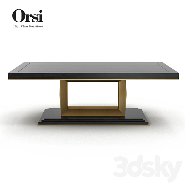 Orsi Bronze Dining table III 3DSMax File - thumbnail 2