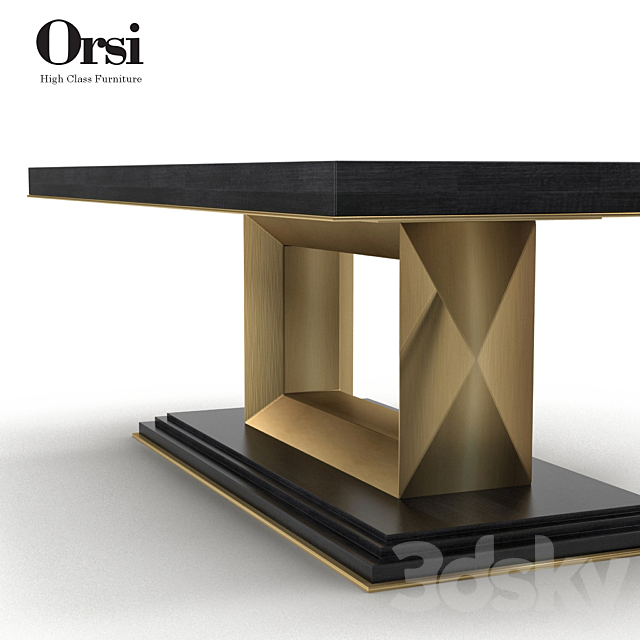 Orsi Bronze Dining table III 3DSMax File - thumbnail 3