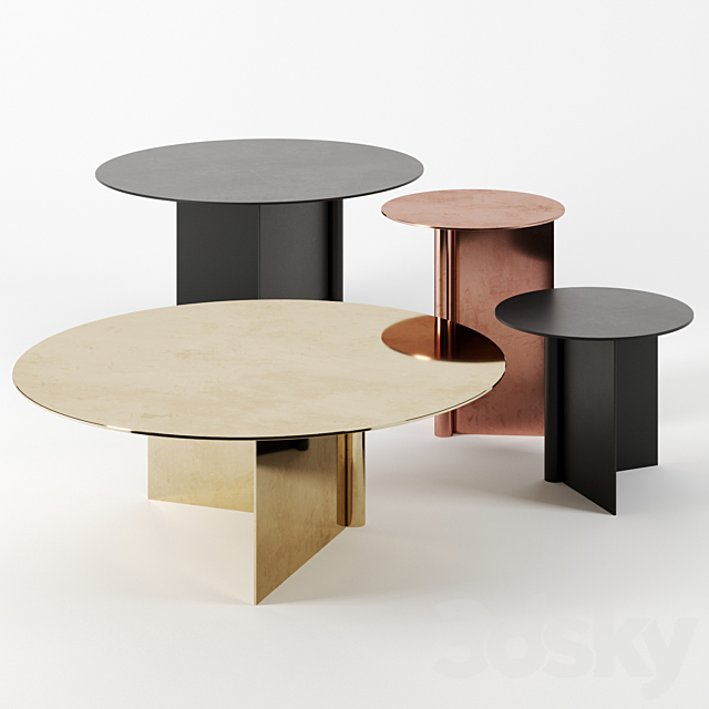 OS tables by Atelier de Troupe 3DSMax File - thumbnail 1