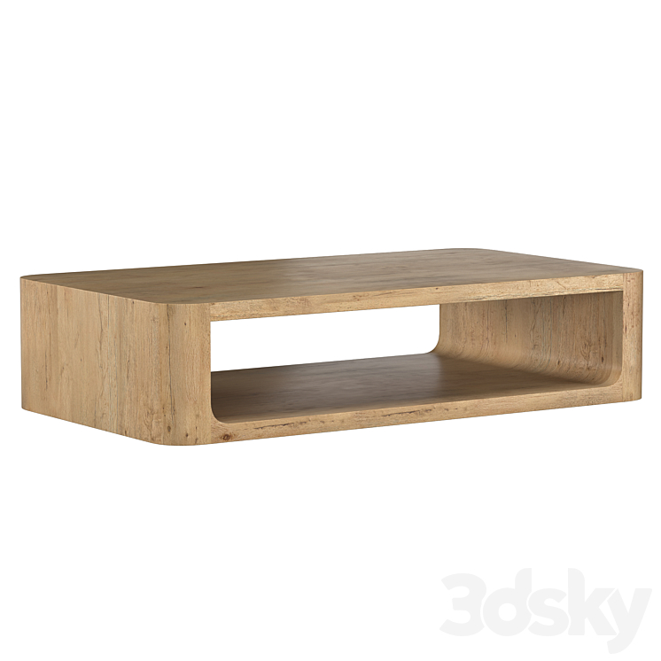 OSLO OPEN COFFEE TABLE 3DS Max - thumbnail 2