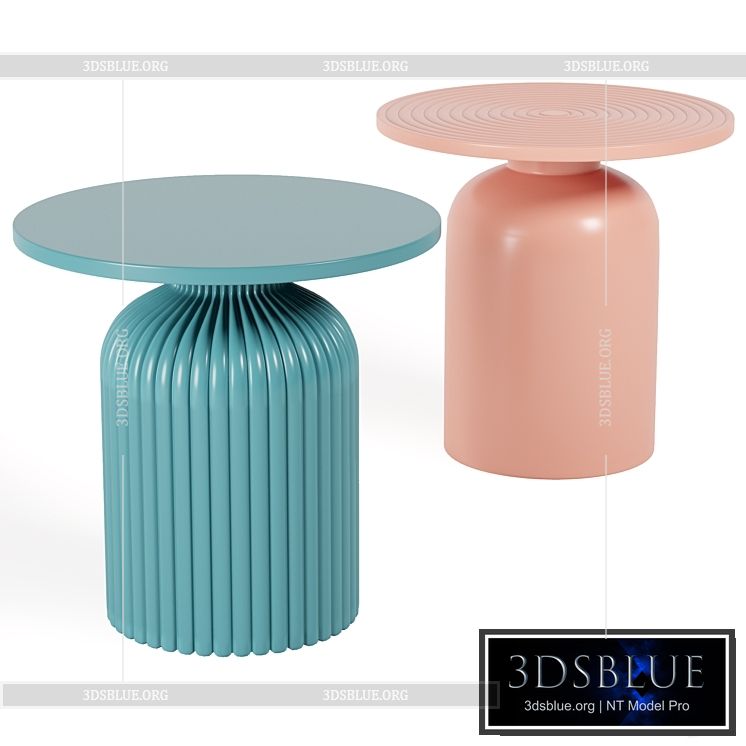 Ousmane Side Table by Maison Dada 3DS Max - thumbnail 3