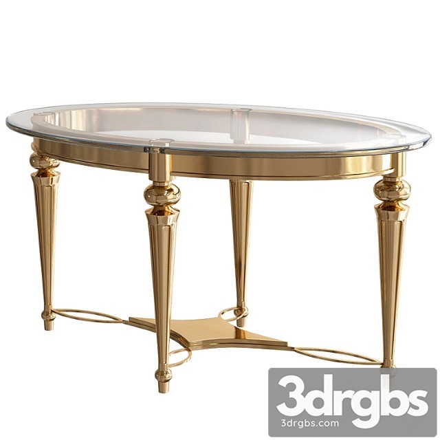 Oval Cocktail Table Galloway 3dsmax Download - thumbnail 1