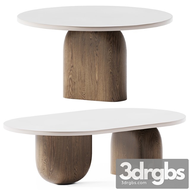 Oval coffee table philip by essential home - thumbnail 1