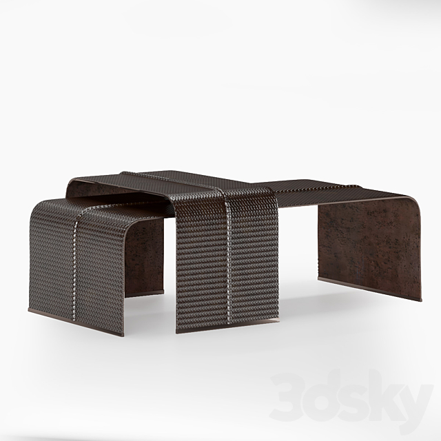 OVC Couch Table Bottega Veneta 3DSMax File - thumbnail 1