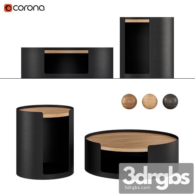 Ovolo Coffee Table 3dsmax Download - thumbnail 1