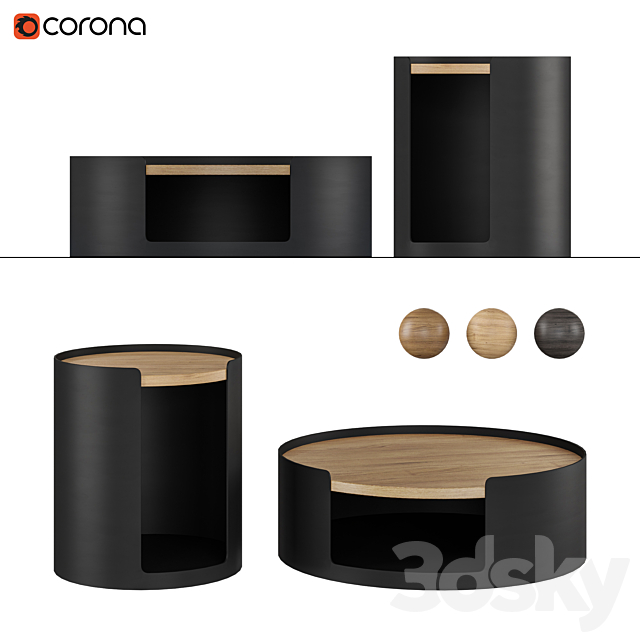 Ovolo | Coffee table 3DSMax File - thumbnail 1