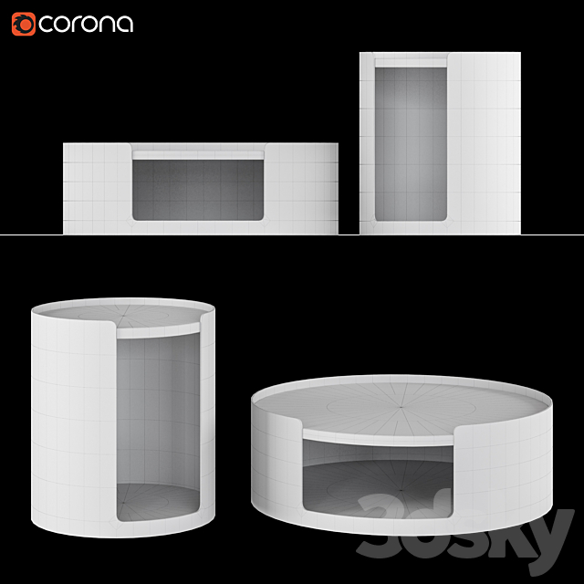 Ovolo | Coffee table 3DSMax File - thumbnail 2