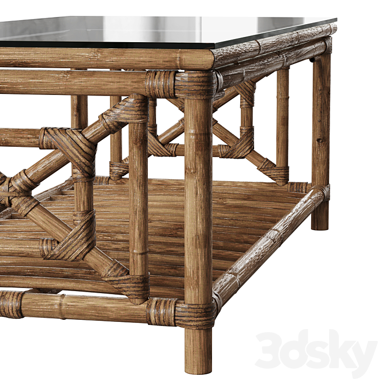 Panama jack plantation bay table 3DS Max - thumbnail 2