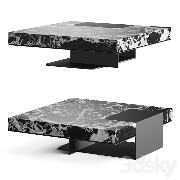 Paolo Castelli Ipanema Coffee Table 3DS Max Model - thumbnail 1