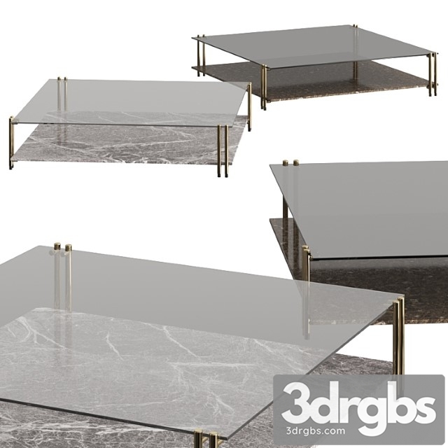 Paolo castelli soft ratio coffee tables 2 3dsmax Download - thumbnail 1