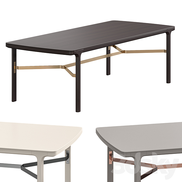 Papadatos Soho Dinning Table 3DSMax File - thumbnail 1