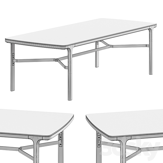 Papadatos Soho Dinning Table 3DSMax File - thumbnail 2