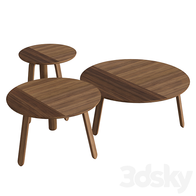 Paper coffee table 3DSMax File - thumbnail 1