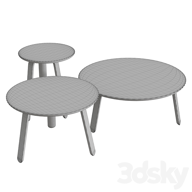 Paper coffee table 3DSMax File - thumbnail 2