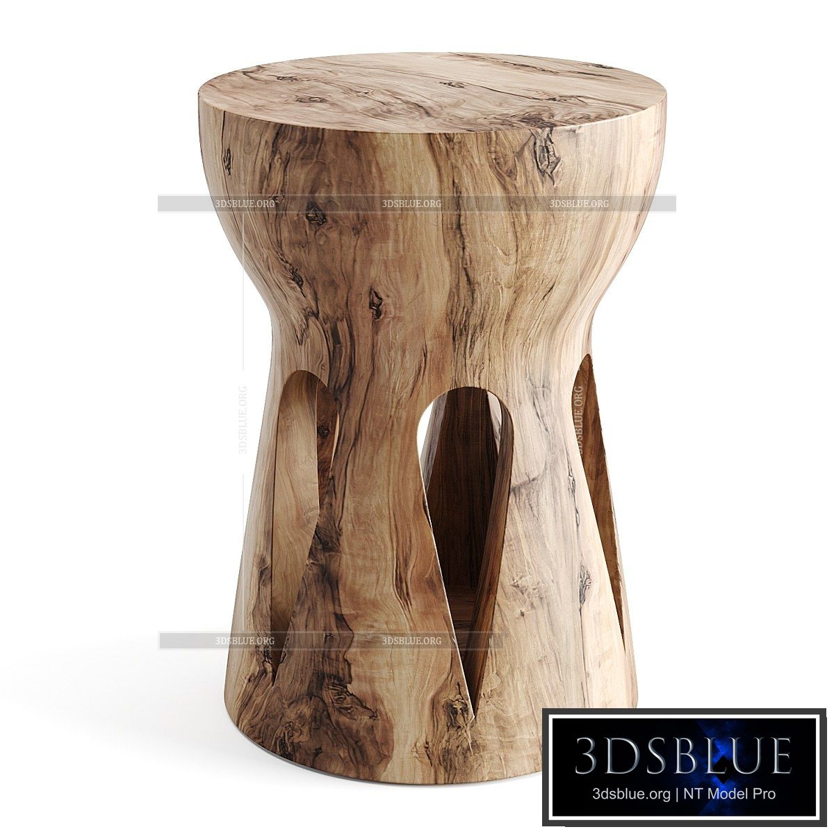 Papung Sculpted Side Table AM.PM 3DS Max - thumbnail 3